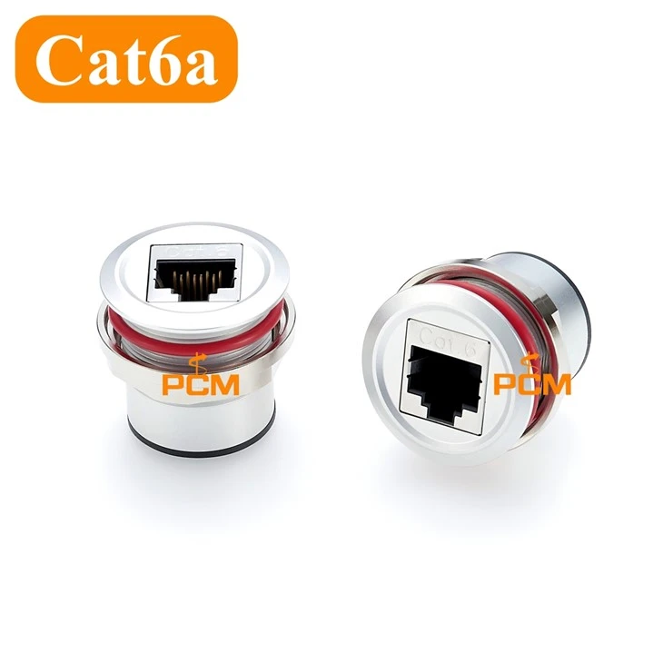 RJ45 CAT6A CAT8 MODULER COUPLER -kontakt 8P8C Jack Panel Mount