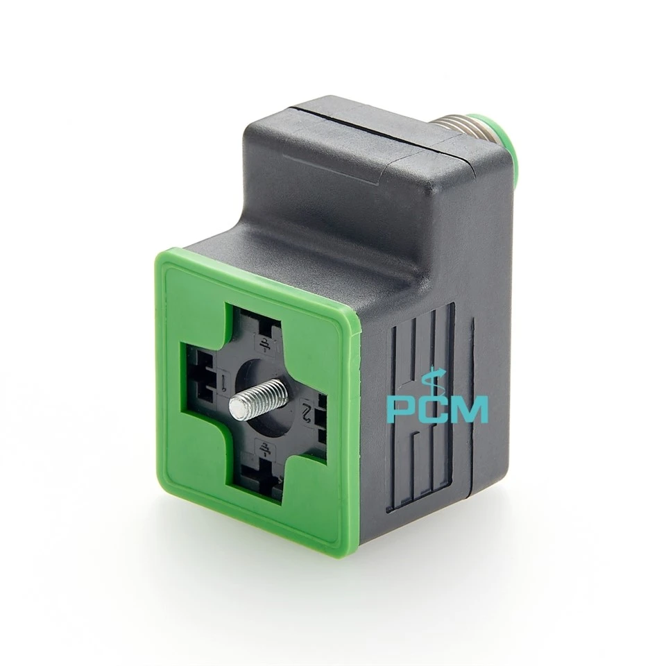 MPM M8 M12 till DIN 43650 Ventilkontakt från en adapter