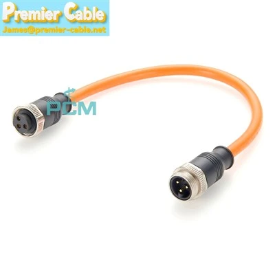 Power Supply Molded Cable with 7/8" Connector 3 Pin