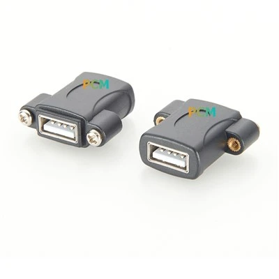 USB 2. 0 koppling med skruvfästning för panel