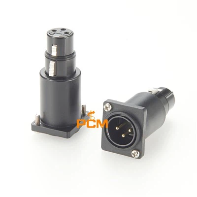 XLR   Panel   Fäste   3   Stift   DMX   Adapter