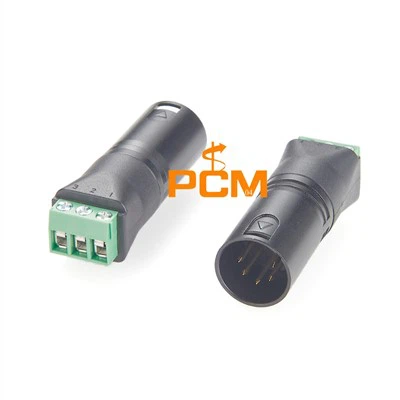 XLR till skruvterminalblockkonverterare