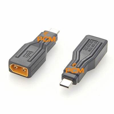 Strömadapter USB Typ C till XT60-kontakt